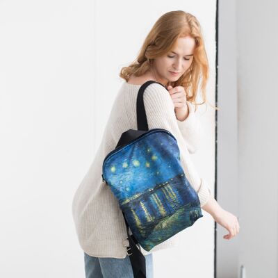 BACKPACK VINCENT VAN GOGH "STARRY NIGHT OVER THE RHÔNE"