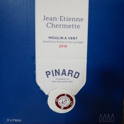 BIB 3 litri, Jean-Etienne Chermette, Windmill, 2018