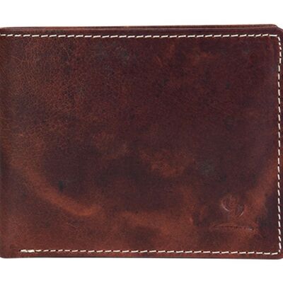 Leather Men's Wallet - MW1001BR