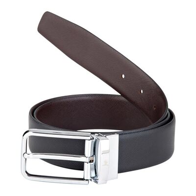 Leather Belt double sided - BL1001BKBR