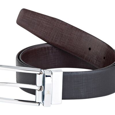 Leather Belt double sided - BL1014BKBR