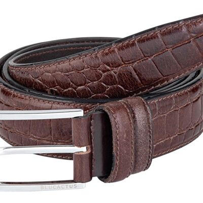 Printed Leather Belt single side - BP1002BR