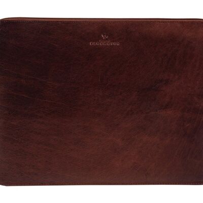 Leather Laptop/tablet  sleeve 14" - LS1003BR