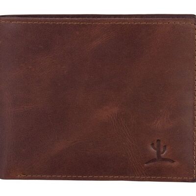 Leather Men's Wallet - MW1021BR