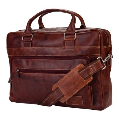 Leather office/business bag - OB1008CB