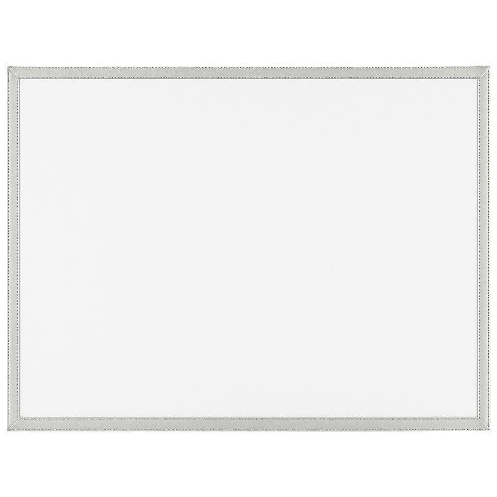 Disposable plate mat 31.5x45cm white and silver roll 32 pieces