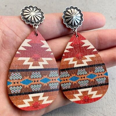 Fashion Vintage Wooden Women's Earrings