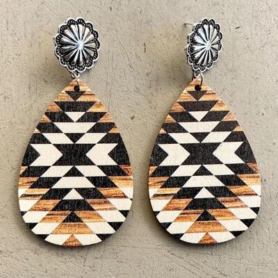 Fashion Vintage Wooden Women's Earrings