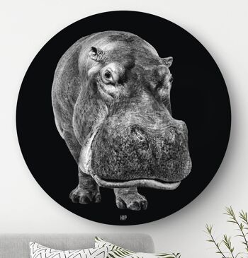 HIP ORGNL® Hippopotame Rond - Ø 140 cm 1