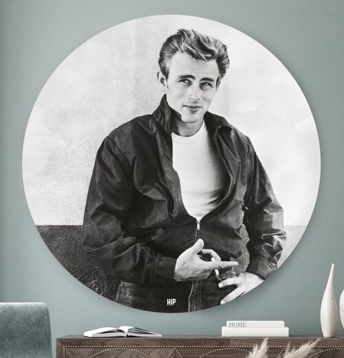 HIP ORGNL® Portrait James Dean in Rebel Without a Cause Round - Ø 40 cm