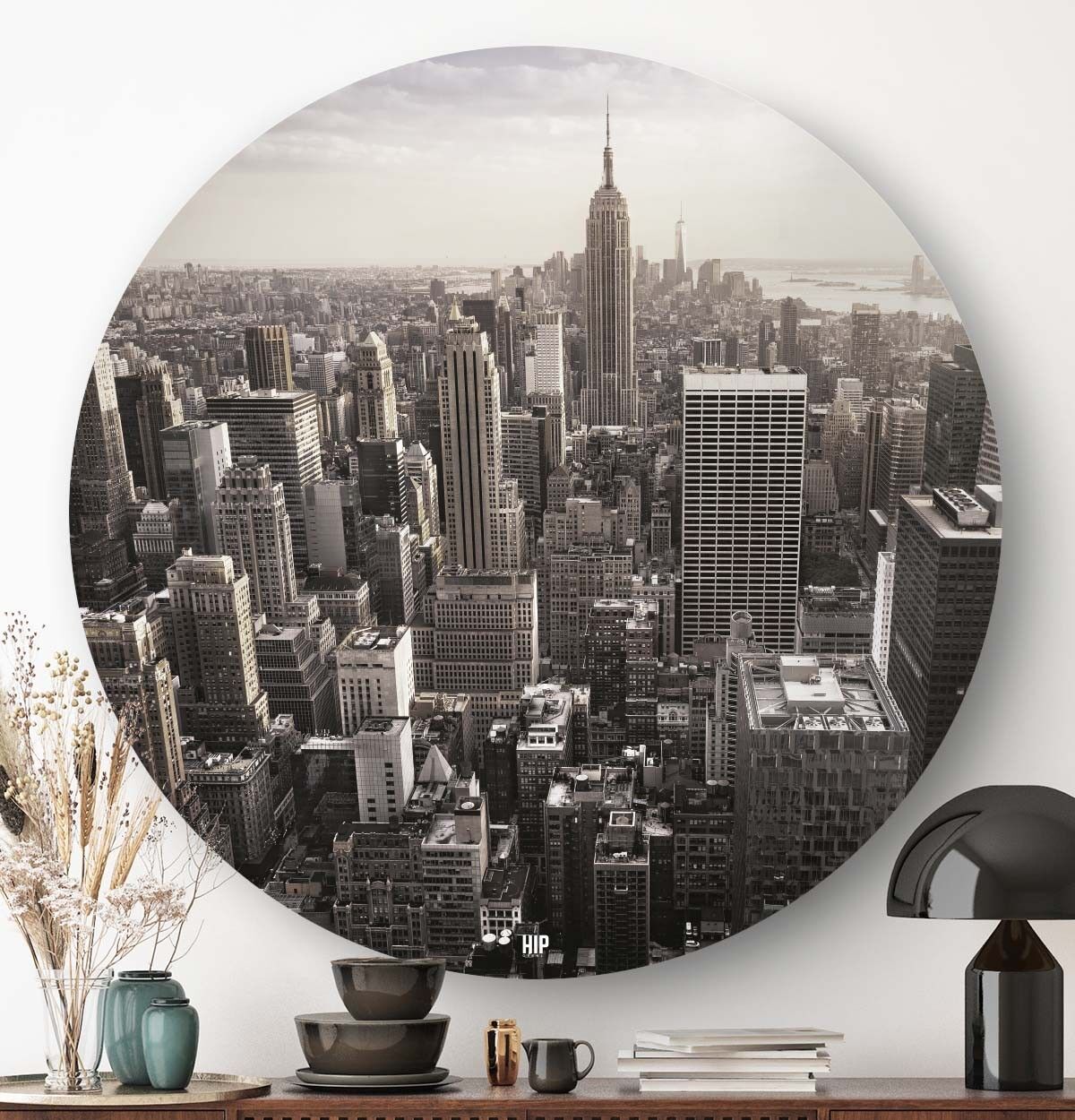 HIP ORGNL® Skyline di New York Tondo - Ø 120 cm