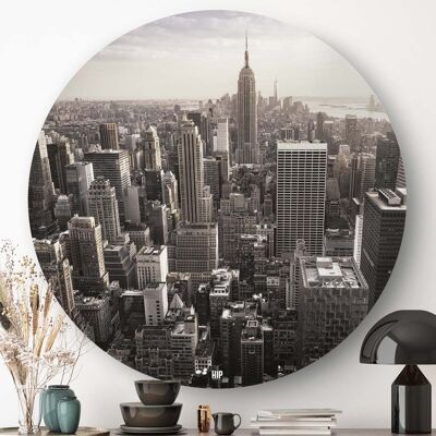 HIP ORGNL® Skyline di New York Tondo - Ø 100 cm