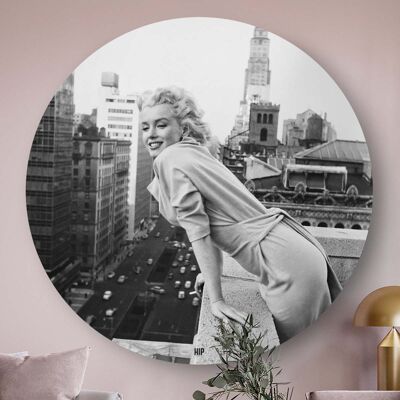 HIP ORGNL® Portrait Marilyn Monroe in New York City Round - Ø 60 cm