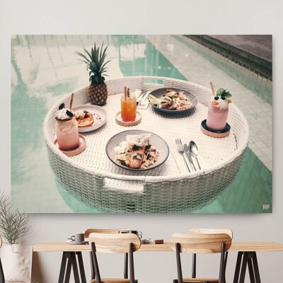 HIP ORGNL® Luxuriöses schwimmendes Frühstück - 150 x 100 cm