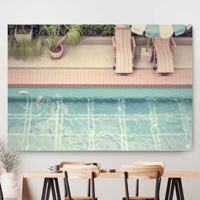 Tumbonas HIP ORGNL® junto a la piscina - 150 x 100 cm