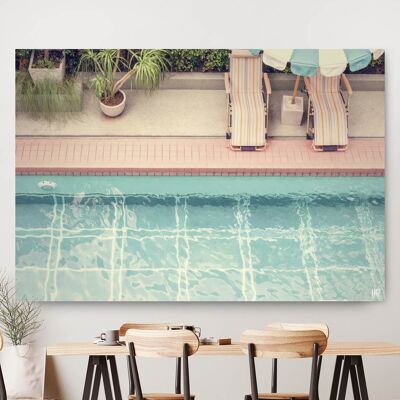 Tumbonas HIP ORGNL® junto a la piscina - 120 x 80 cm