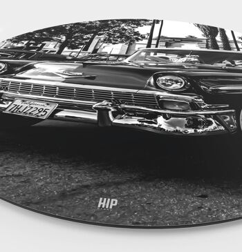 HIP ORGNL® Voiture de luxe Chevrolet Bel Air en Californie Ronde - Ø 140 cm 2