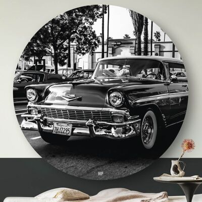 HIP ORGNL® Luxury car Chevrolet Bel Air in California Round - Ø 120 cm