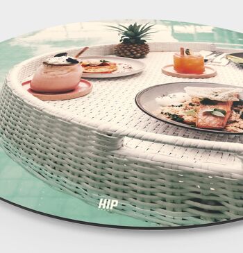 HIP ORGNL® Petit-déjeuner flottant de luxe Rond - Ø 120 cm 2