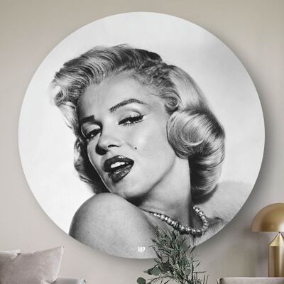 HIP ORGNL® Portrait Marilyn Monroe with iconic look Round - Ø 80 cm