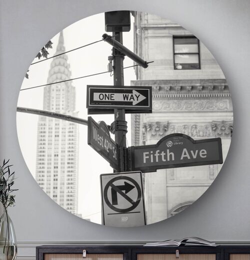 HIP ORGNL® Fifth Avenue in the Big Apple Round - Ø 120 cm