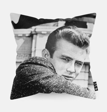 HIP ORGNL® Iconic portrait James Dean promotion shot Coussin - 45 x 45 cm 1