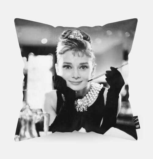 HIP ORGNL® Portrait Audrey Hepburn in Breakfast at Tiffany’s Cushion - 45 x 45 cm