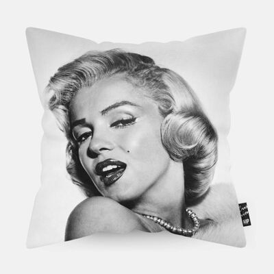 HIP ORGNL® Porträt Marilyn Monroe mit ikonischem Look Kissen - 45 x 45 cm