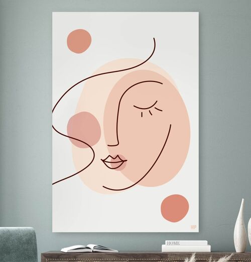 HIP ORGNL® Stylistic Face - 60 x 90 cm