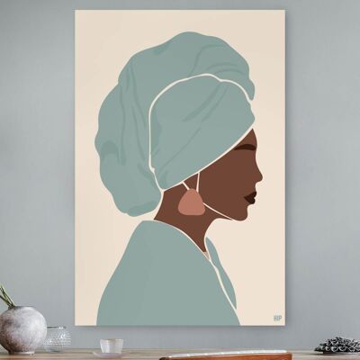 HIP ORGNL® Profilo Donna Africana - 100 x 150 cm