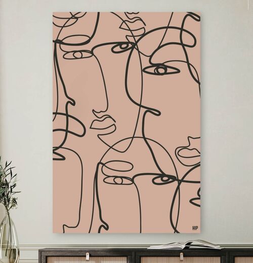 HIP ORGNL® Multiple Faces - 80 x 120 cm