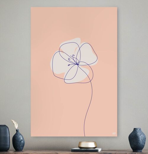 HIP ORGNL® Modern Line Flower - 100 x 150 cm