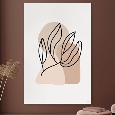 HIP ORGNL® Illustration Botanik - 80 x 120 cm