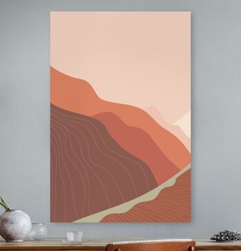 HIP ORGNL® Montagnes abstraites - 60 x 90 cm 1