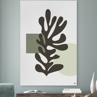 HIP ORGNL® Abstract Green Coral - 80 x 120 cm