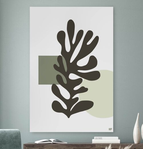 HIP ORGNL® Abstract Green Coral - 40 x 60 cm
