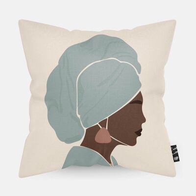 HIP ORGNL® Perfil Mujer Africana Cojín - 45 x 45 cm