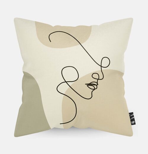 HIP ORGNL® Modern Face Contour Cushion - 45 x 45 cm