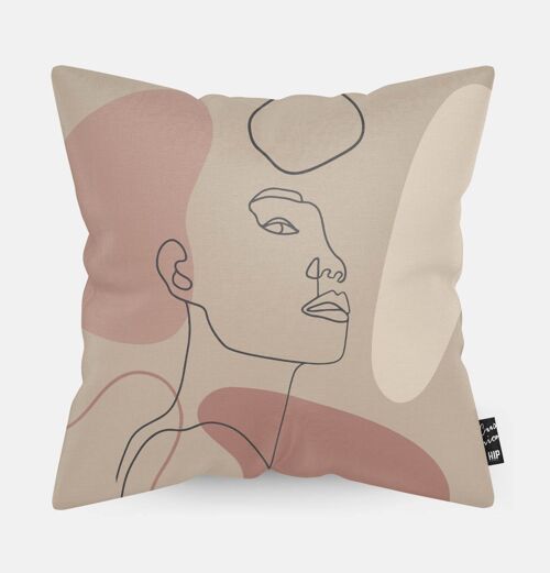 HIP ORGNL® Minimal Drawing Look Cushion - 45 x 45 cm