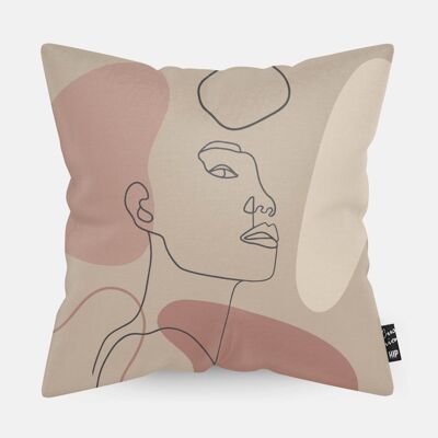 HIP ORGNL® Coussin Look Dessin Minimal - 45 x 45 cm