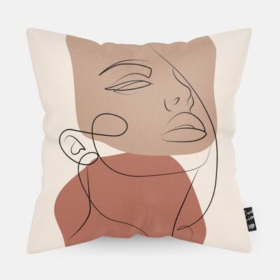 HIP ORGNL® Line Drawing Face Cushion - 45 x 45 cm