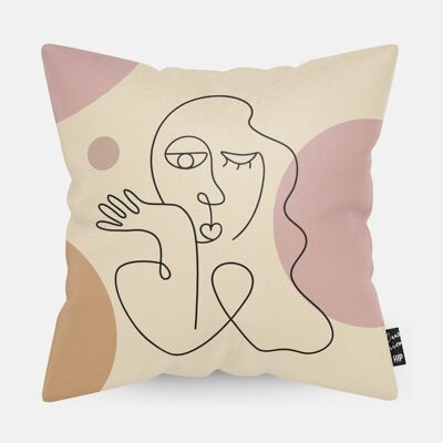 HIP ORGNL® Illustration Woman Cushion - 45 x 45 cm
