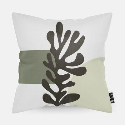 Cuscino in corallo verde astratto HIP ORGNL® - 45 x 45 cm