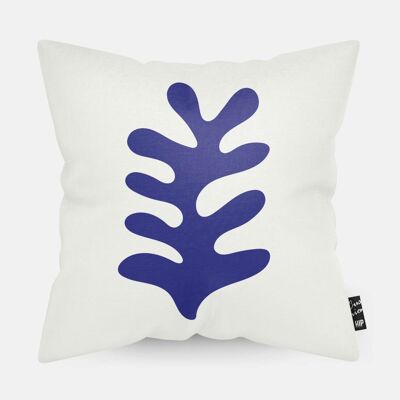 Cuscino in corallo blu astratto HIP ORGNL® - 45 x 45 cm