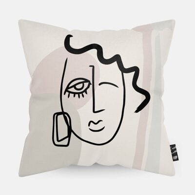 Cuscino con ritratto moderno HIP ORGNL® - 45 x 45 cm
