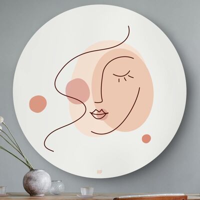 HIP ORGNL® Stylistic Face Round - Ø 140 cm