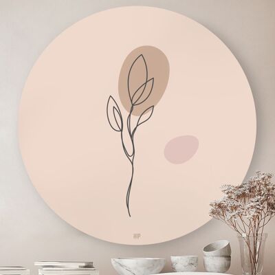 HIP ORGNL® Stylistic Botanical Round - Ø 140 cm