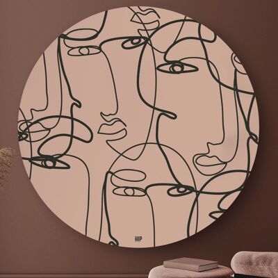 HIP ORGNL® Multiple Faces Round - Ø 100 cm