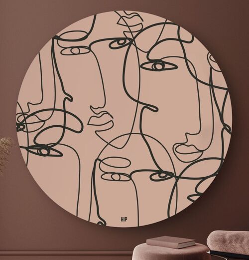 HIP ORGNL® Multiple Faces Round - Ø 80 cm