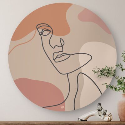 HIP ORGNL® Minimal Drawing Expression Round - Ø 120 cm